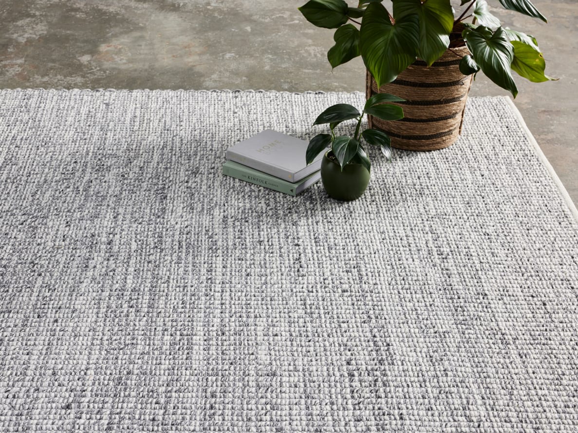 Elora Woven Area Rug | Grey