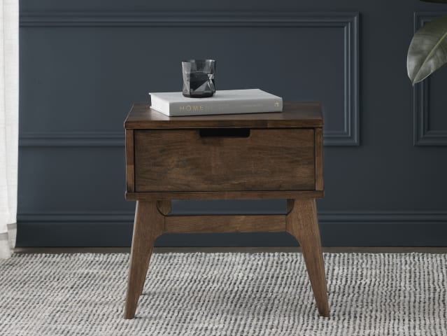 Paris Hardwood Lamp Table | Rustic Walnut