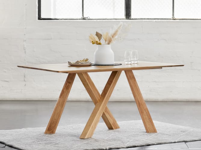 Gaudi Hardwood Dining Table | Natural