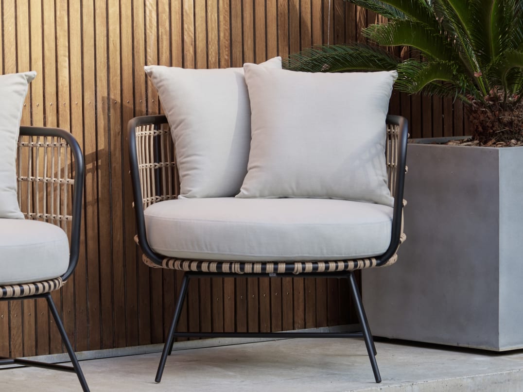 Arden Bamboo Wicker Outdoor Armchair