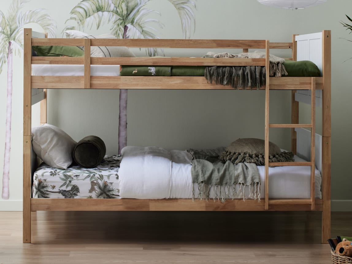 Myer King Single Bunk Bed | Hardwood Frame