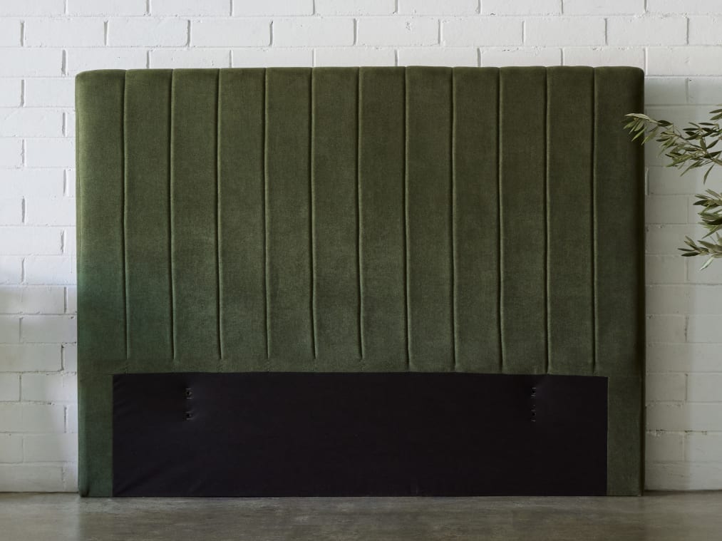 Cannes King Upholstered Headboard | Green
