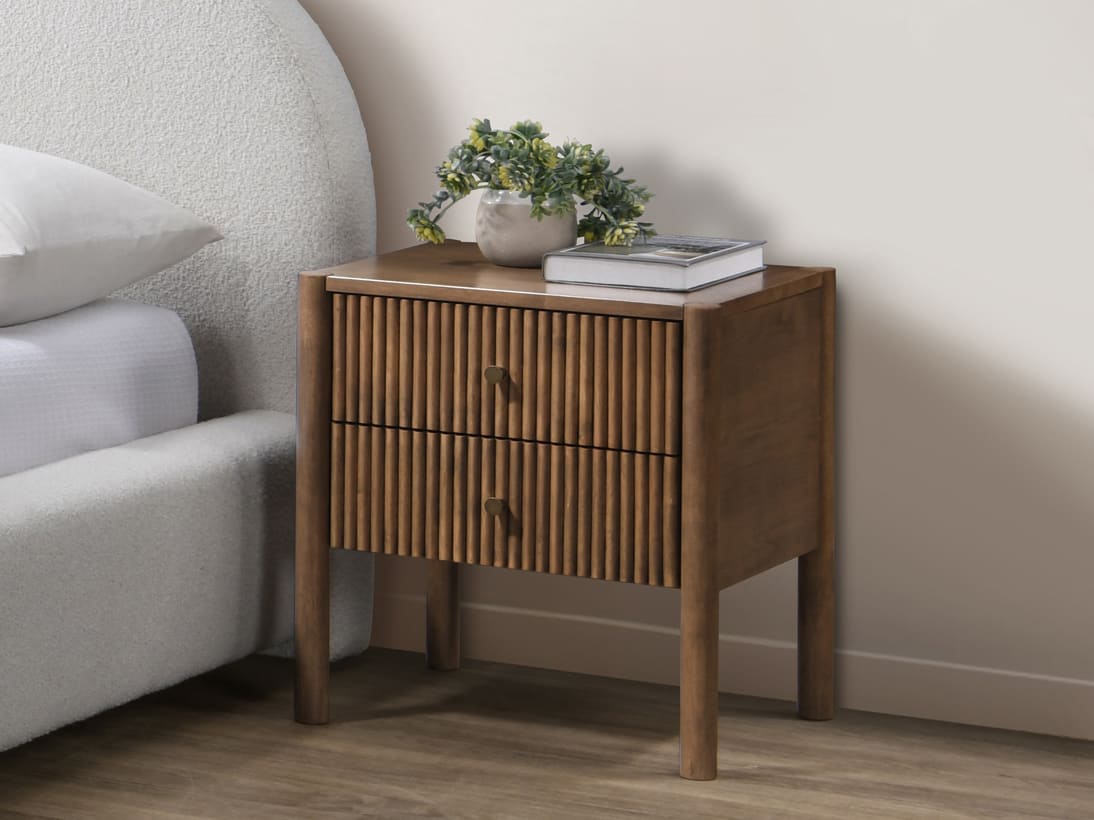 Freia Hardwood Side Table | Walnut