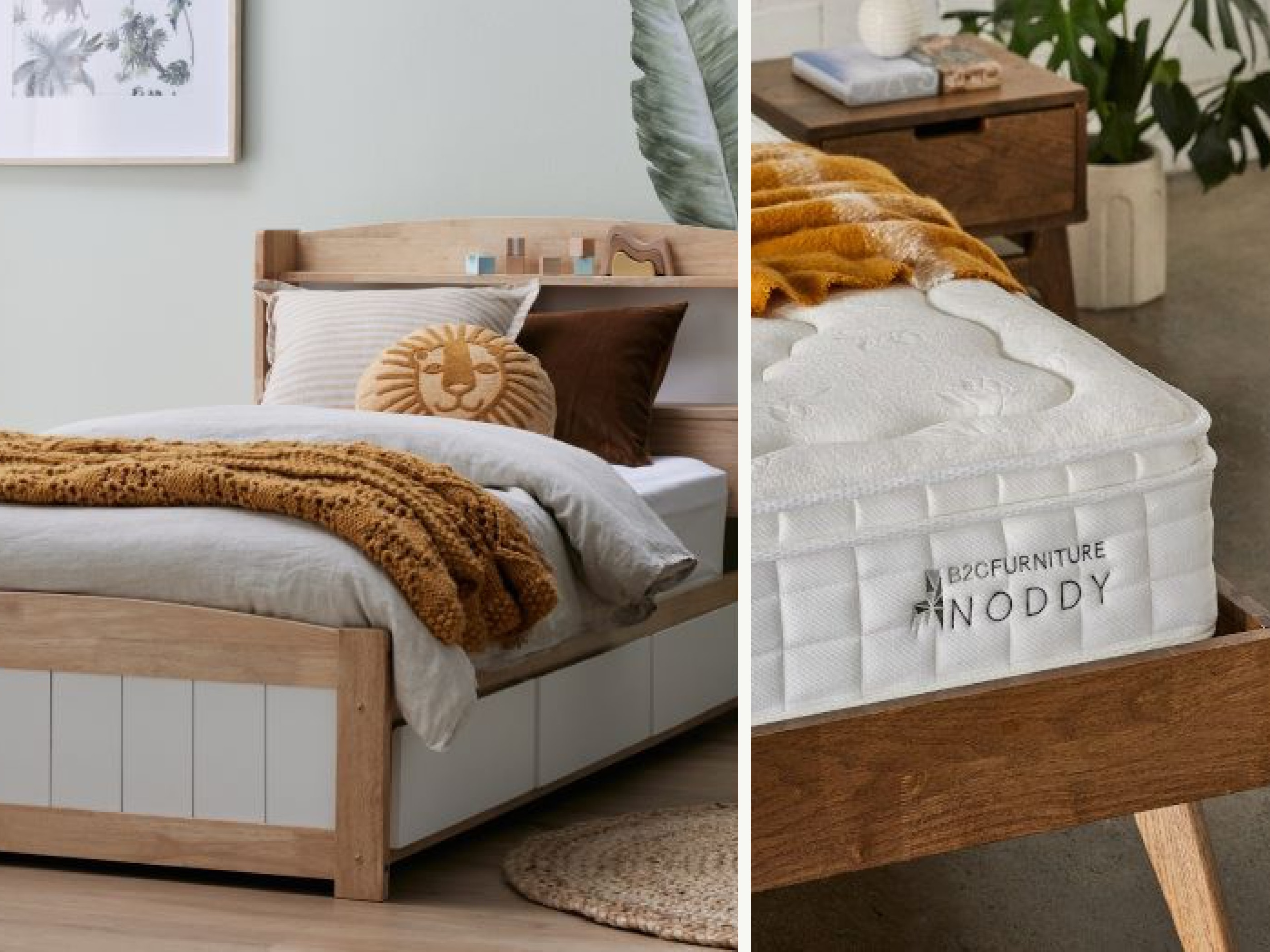 Rio 2PCE Kids Single Bedroom Package | Bed & Mattress