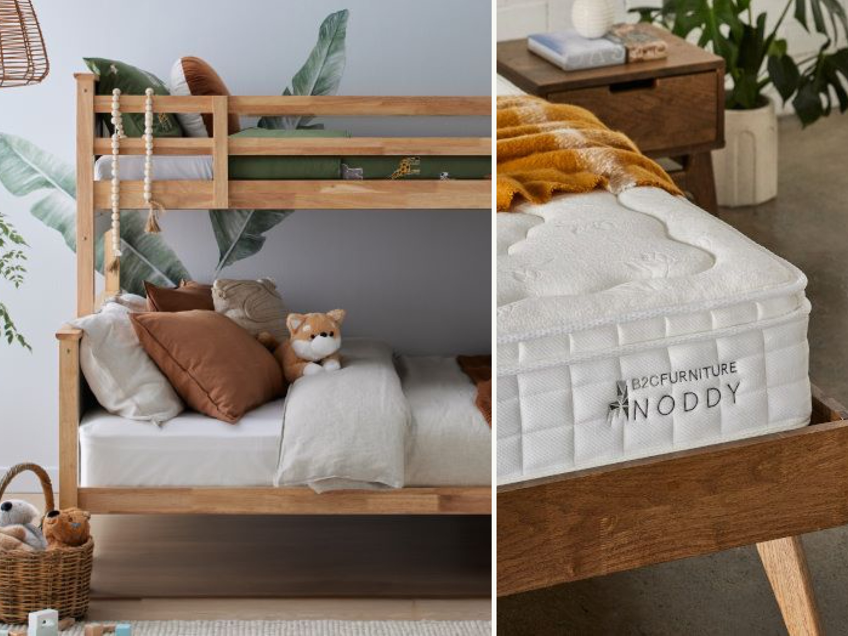 Myer Triple Bunk Bed Buddy Package | Bunk Bed & Mattresses