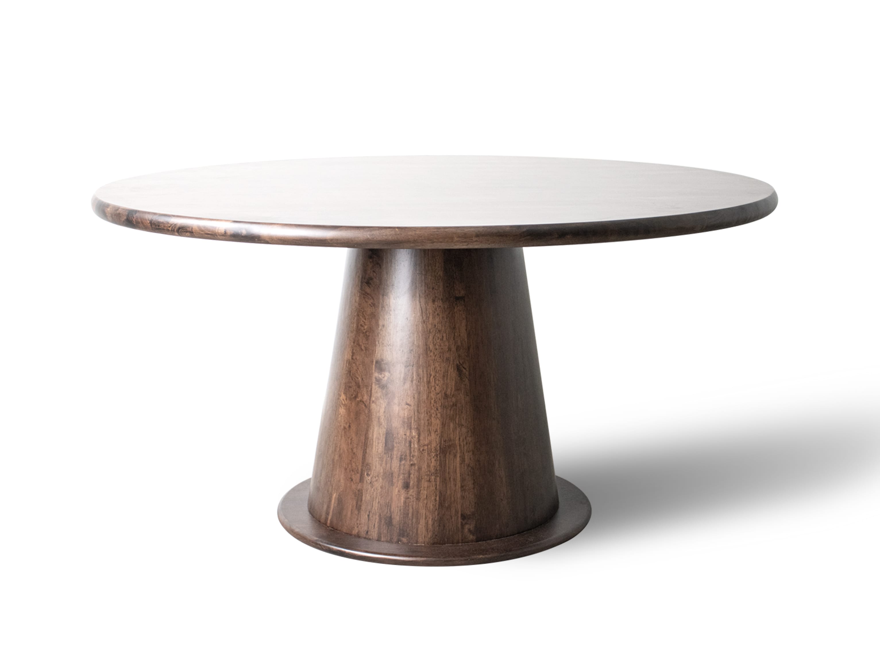 Photo of Manor Hardwood Round Dining Table | Arabica Walnut | 8 Seater
