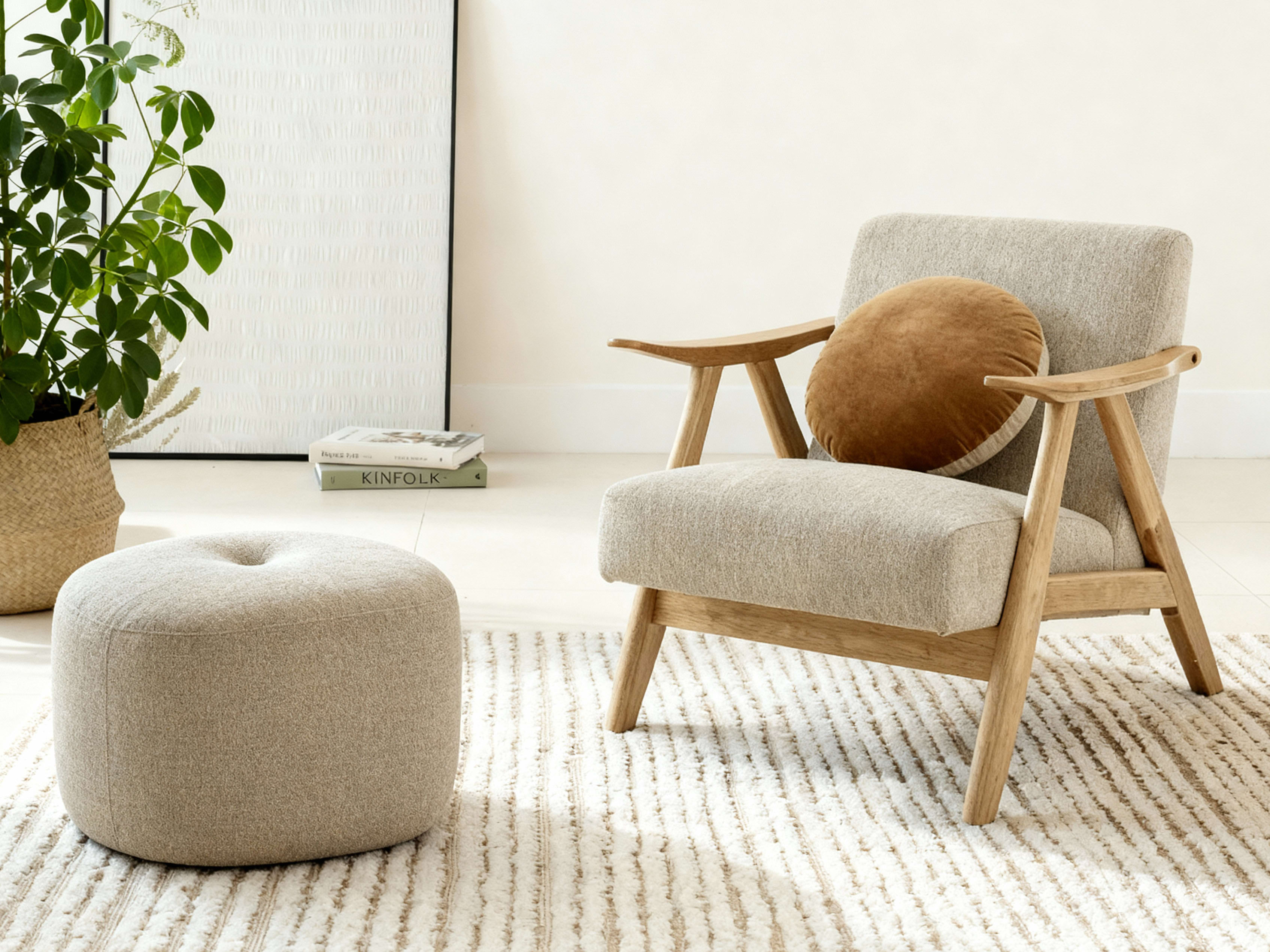 Webster 2PCE Armchair Package | Beige