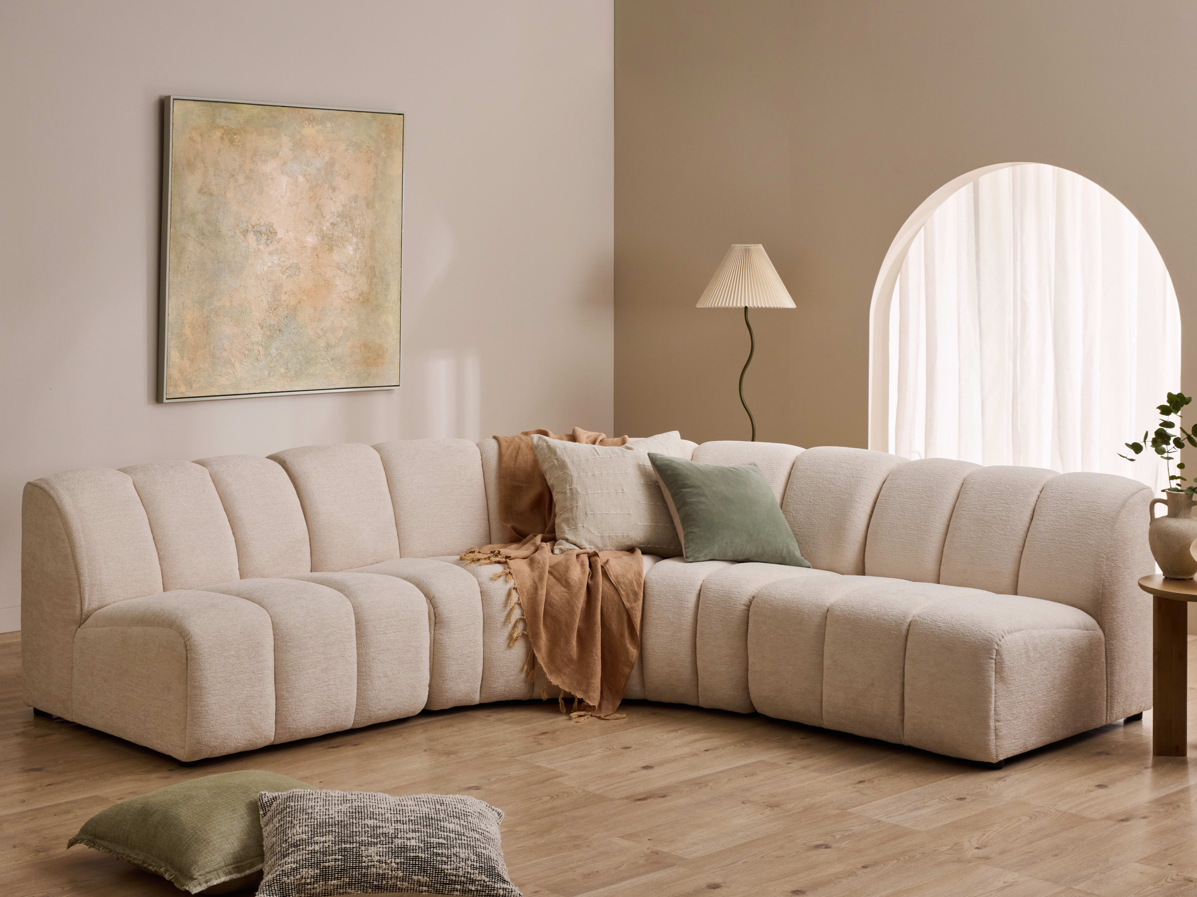 Cloud-9 White Sectional Sofa | Modular Couch