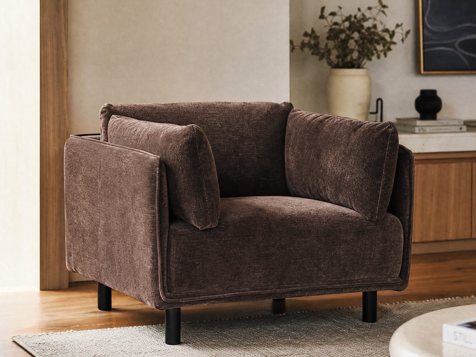 Coco Armchair | Occasional Chair | Brown