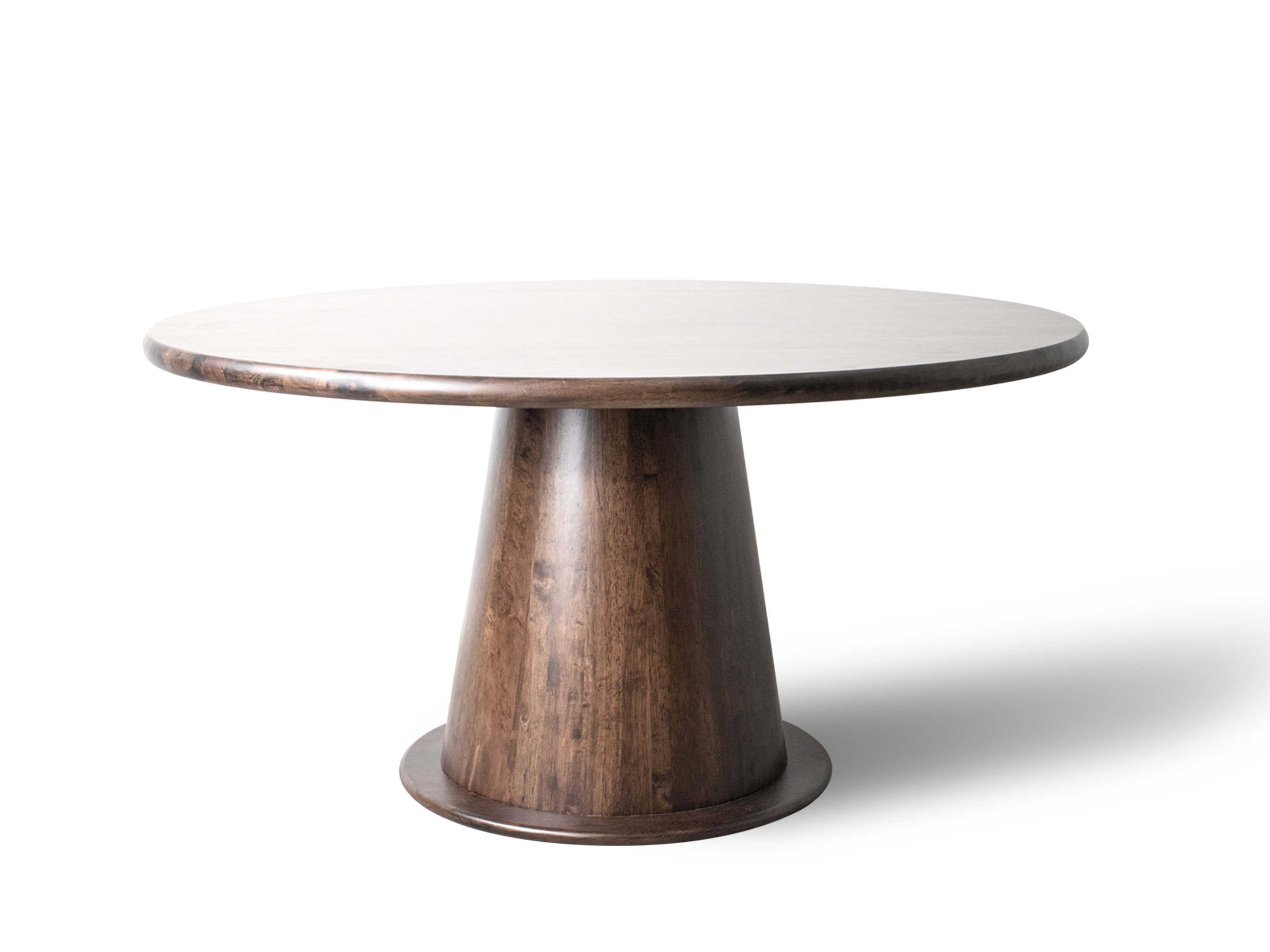 Manor Hardwood Round Dining Table | Arabica Walnut