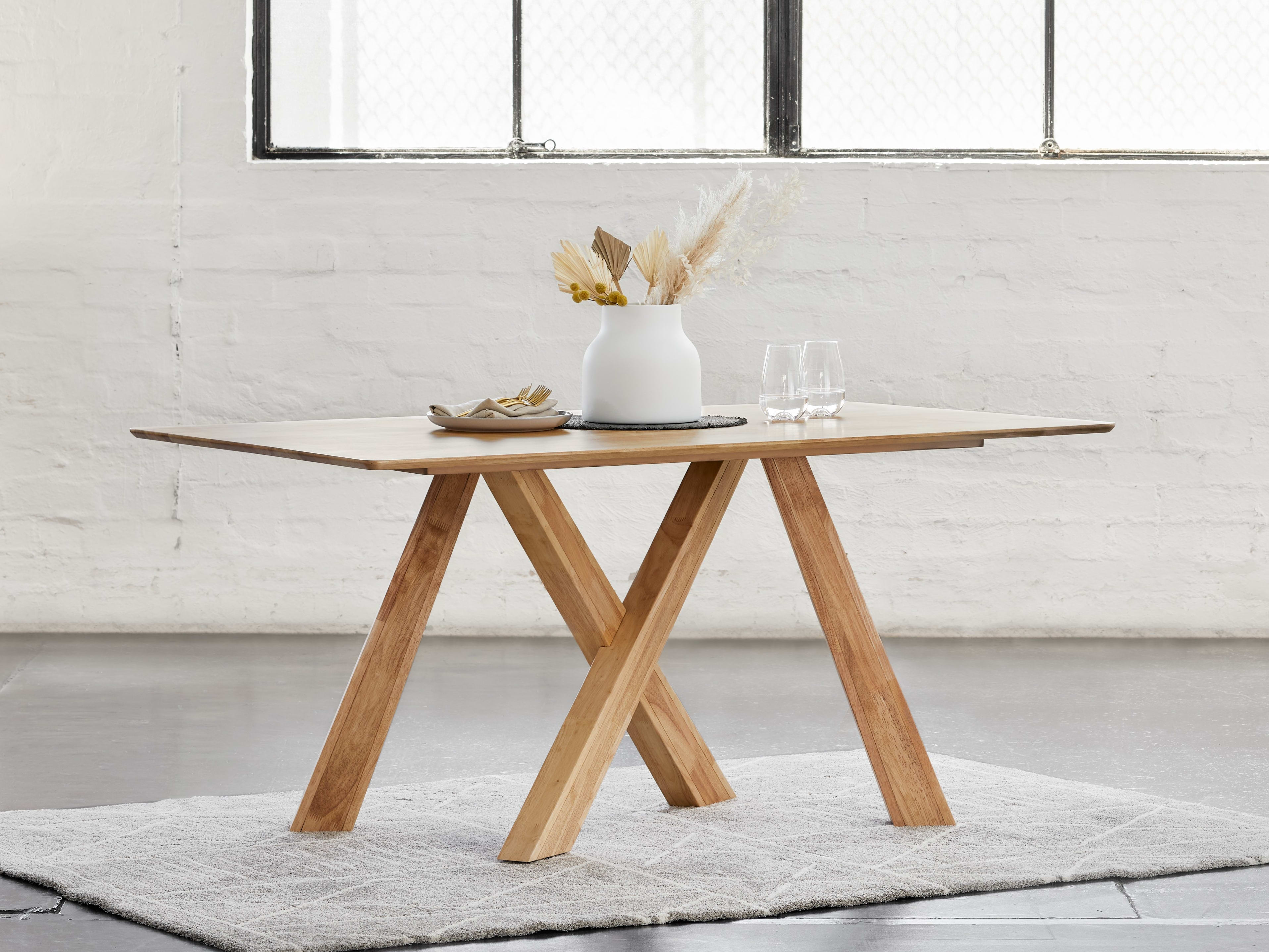 Gaudi Hardwood Dining Table | Natural