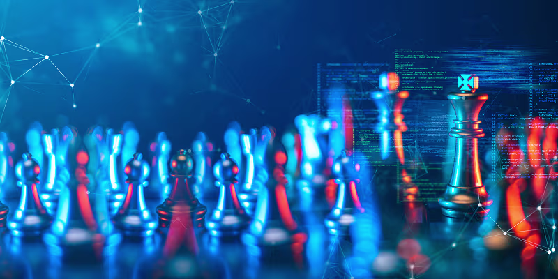 AI chess imagery