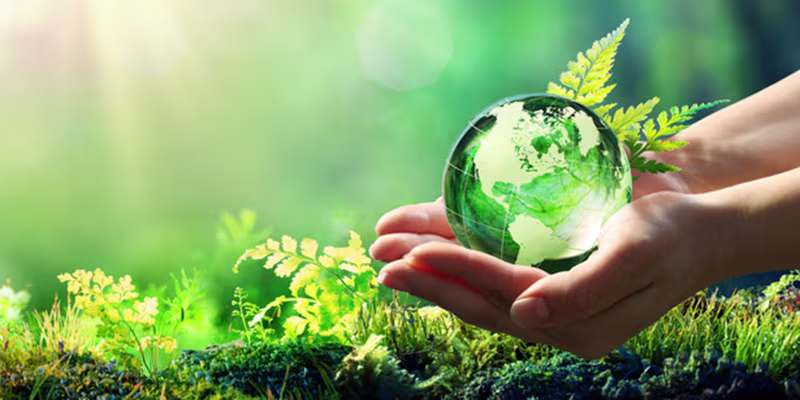 Water droplet globe image
