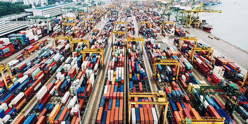 Cargo ship imagery
