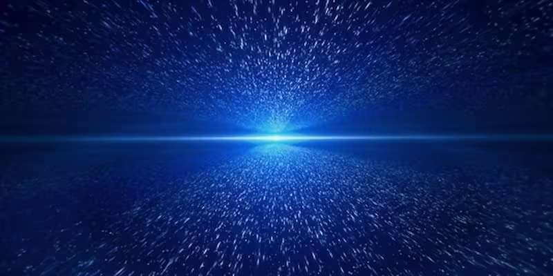 Blue light beam