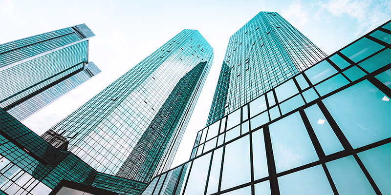 Modern skyscrapers