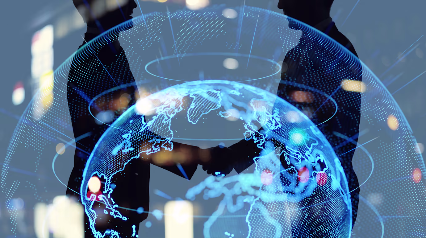 Global business network concept