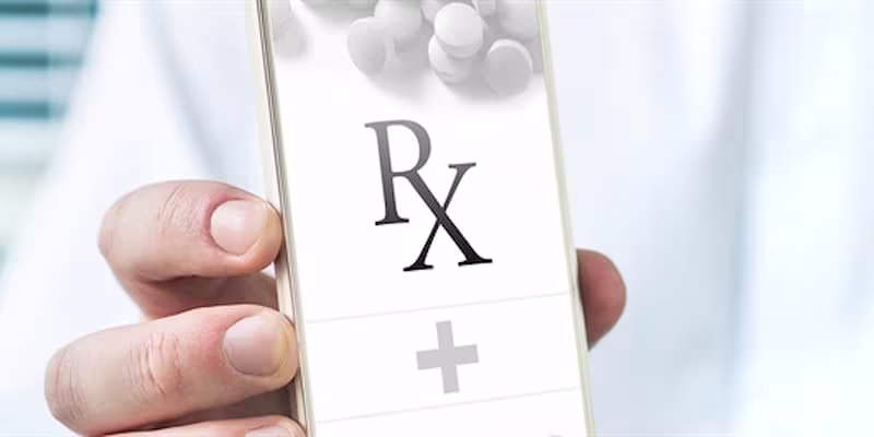 Hand Holding RX Box