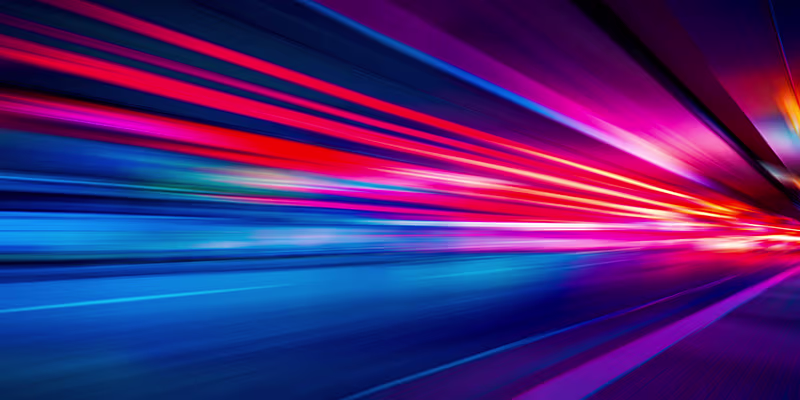 Abstract light trails imagery