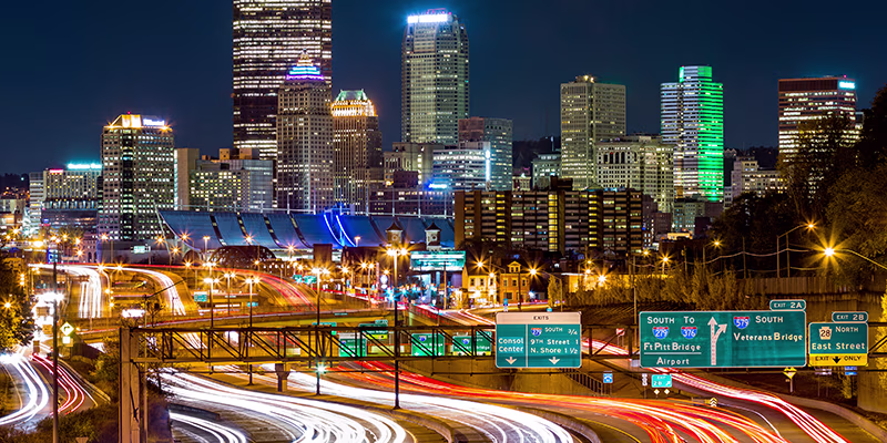 Pittsburgh skyline imagery