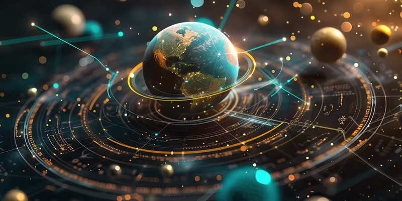 Globe and Galaxy