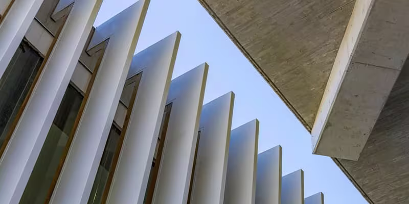 Modern architecture from ants-eye view