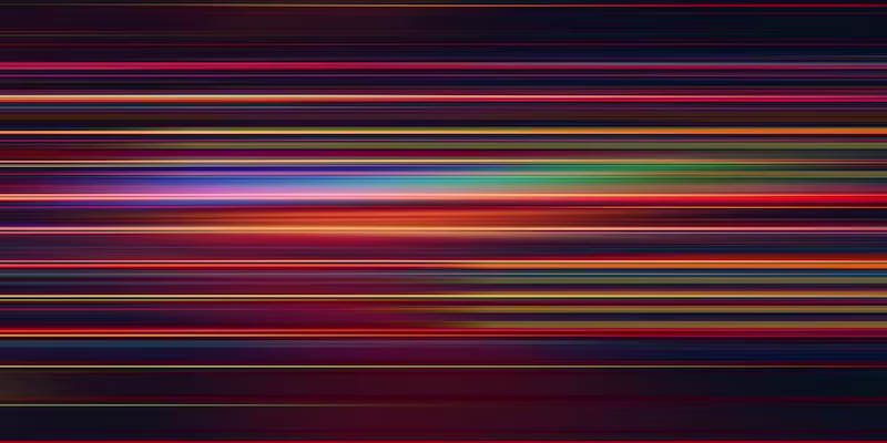 Abstract horizontal lines in faded red colours