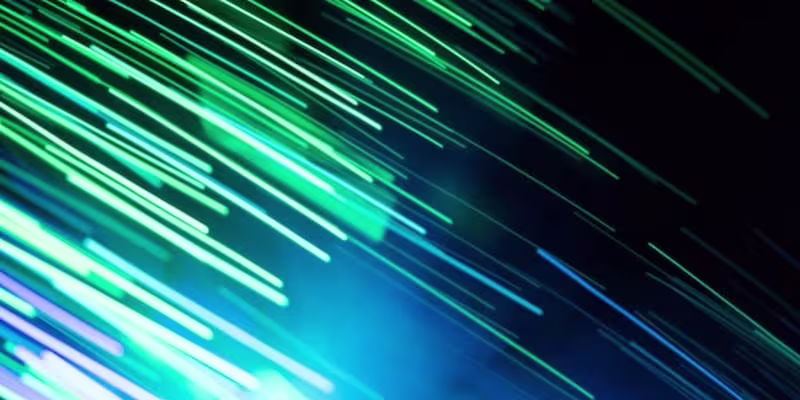Abstract blue lights