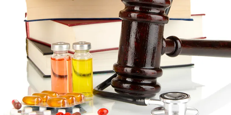 Pills & gavel image