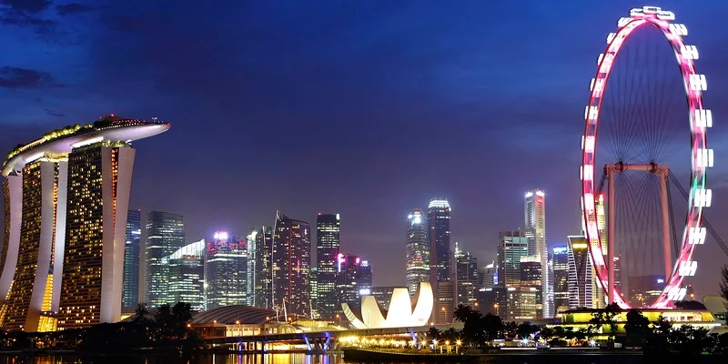 Singapore skyline image