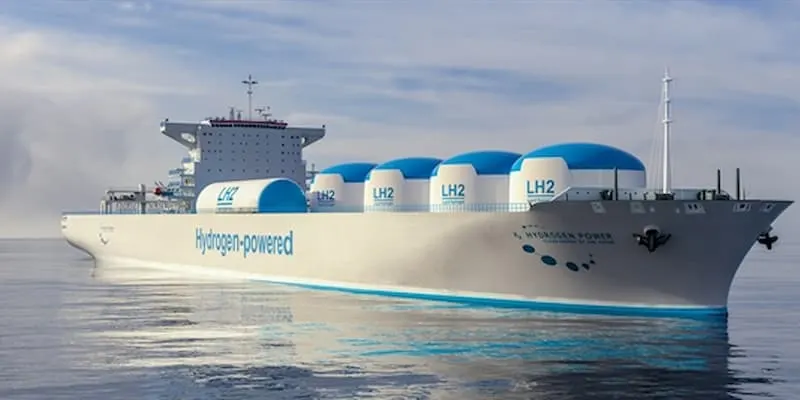 Hydrogen Vessel on water
