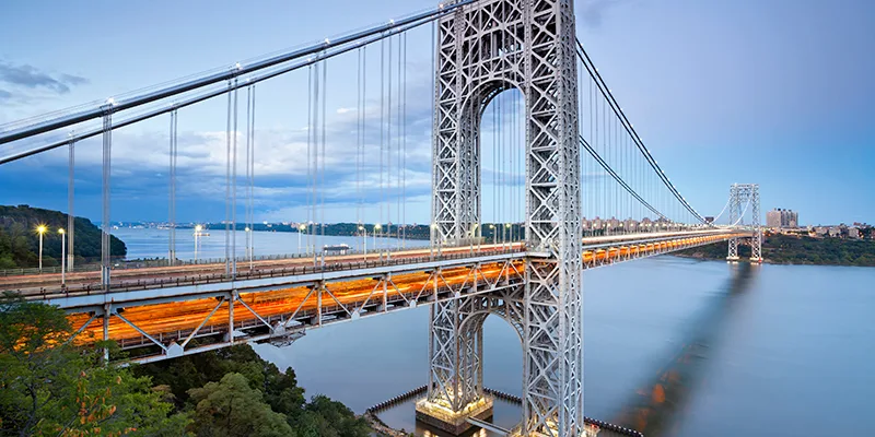 New York George Washington bridge
