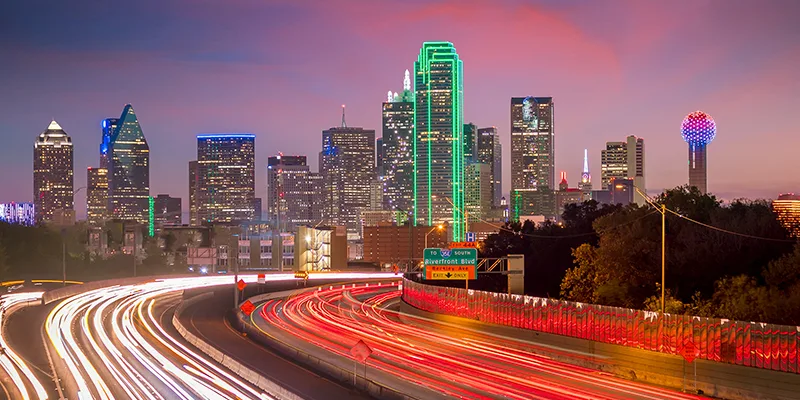 Dallas Skyline at night