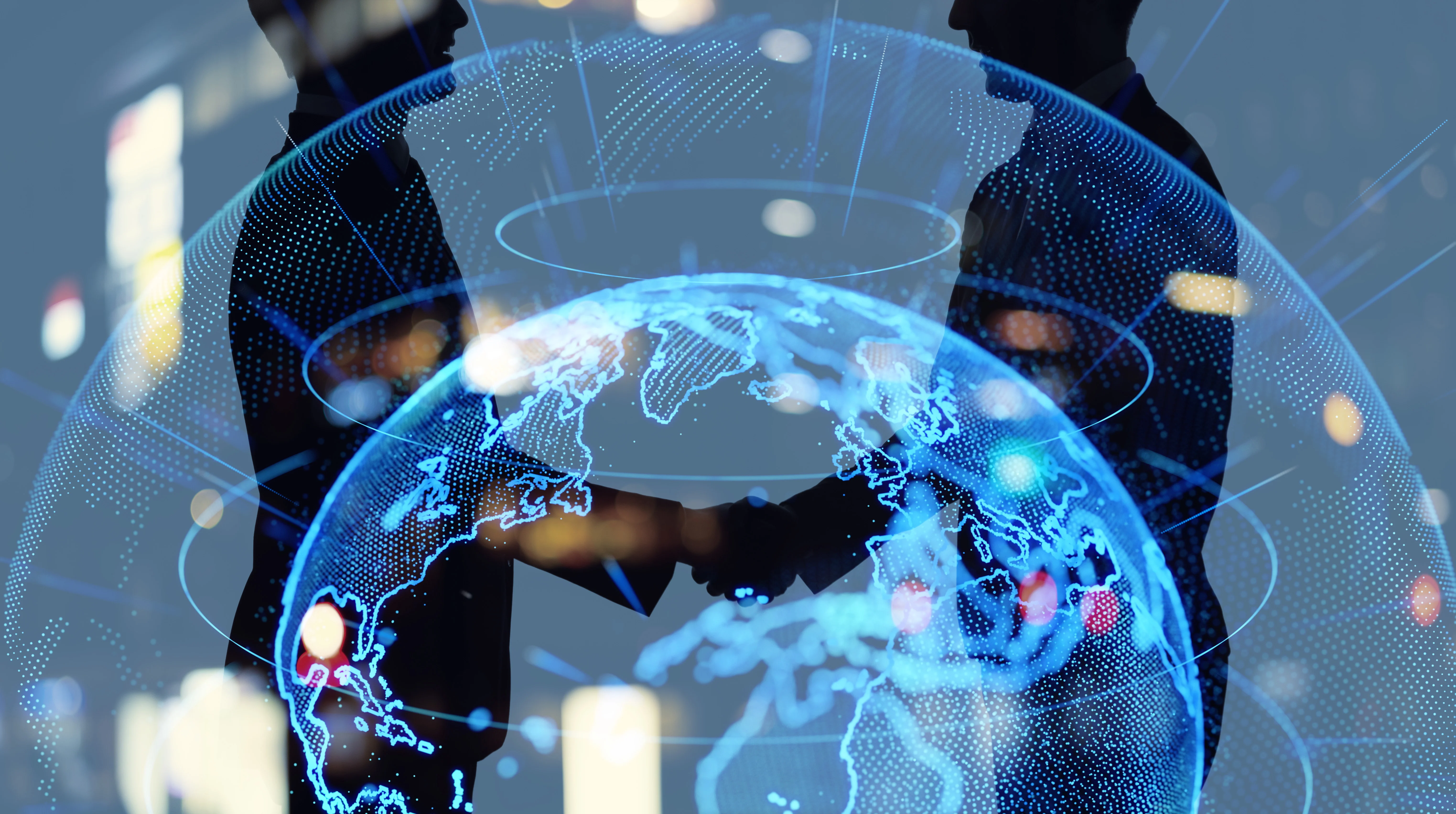 Global business network concept