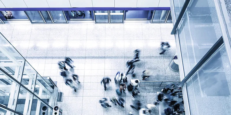 Birds eye business commute