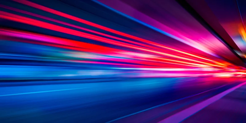 Abstract light trails imagery