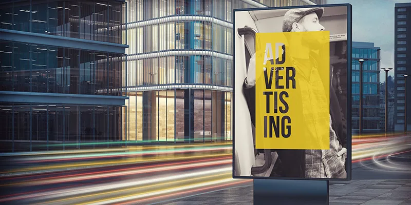 Advertising billboard image