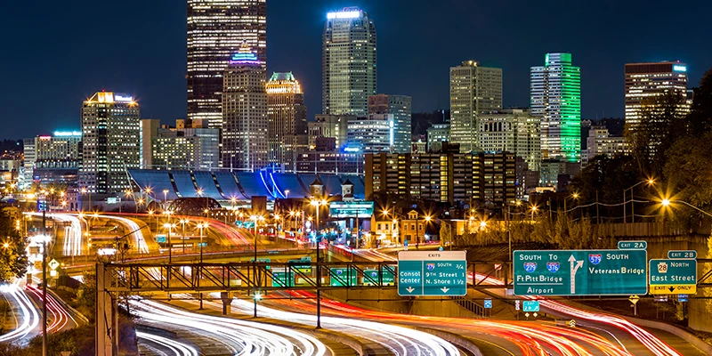 Pittsburgh skyline imagery