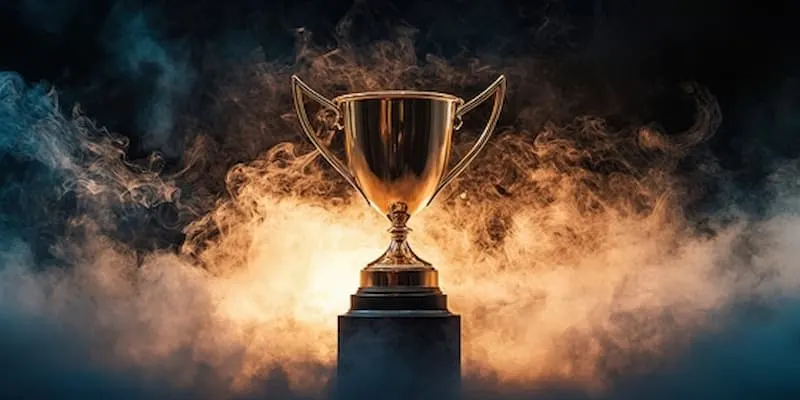 Trophy and smoke image