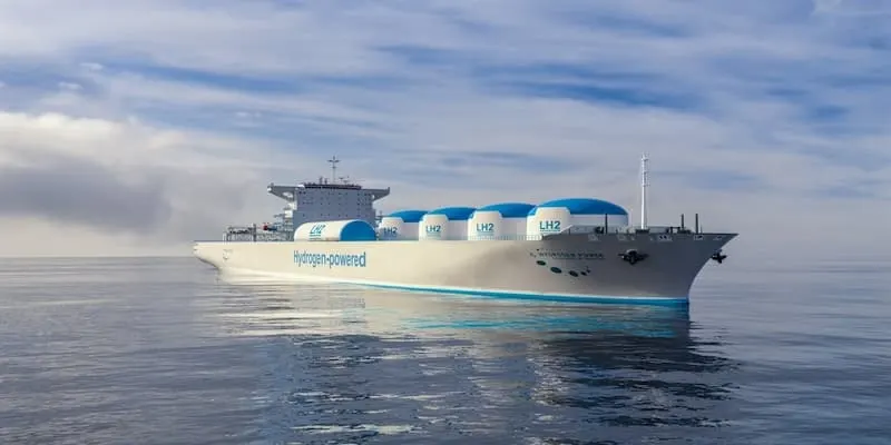 Hydrogen powered ship