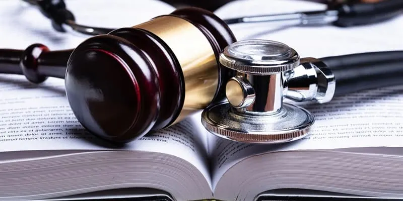 Gavel and stethoscope