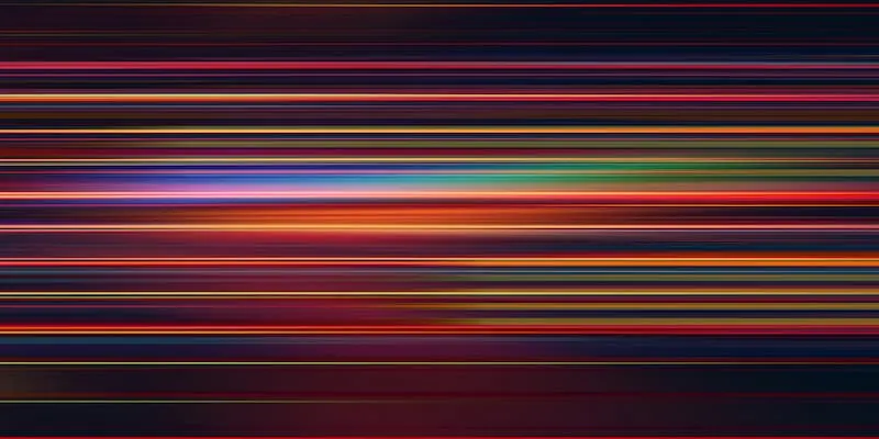 Abstract horizontal lines in faded red colours