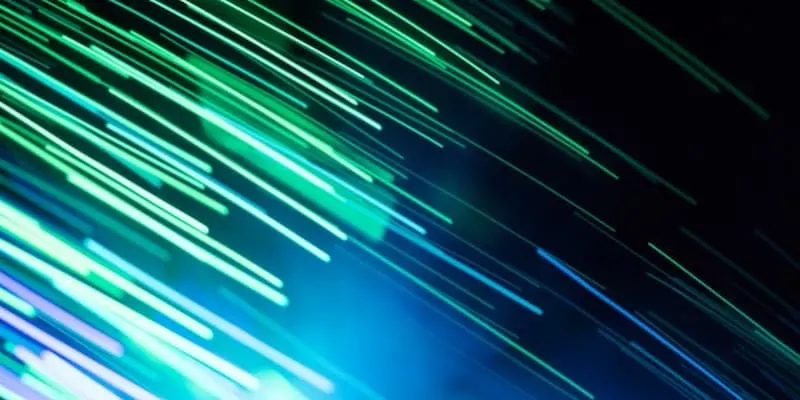 Abstract blue lights