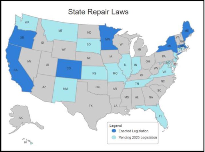 State repairs laws